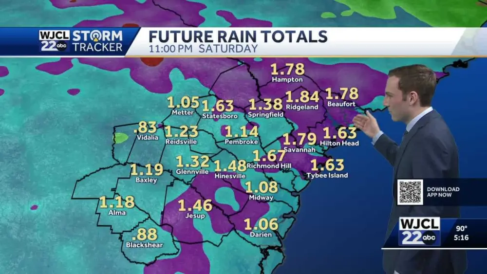 Heavy rain and localized flooding possible on Friday and Saturday