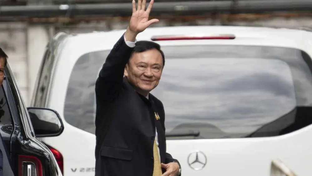 Former Thai Prime Minister Thaksin Shinawatra says he has been acquitted of royal defamation