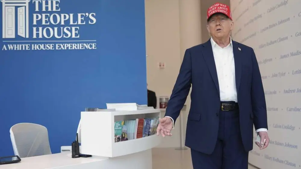 Trump visits a DC gift shop and the Kennedy Center during military crackdown