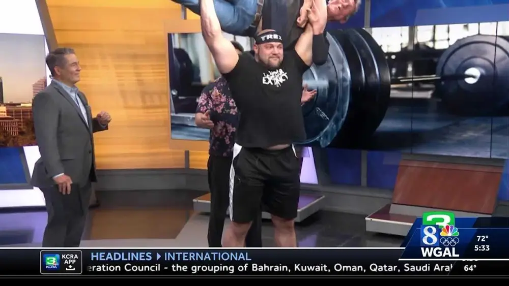 The 'Strongest Man on Earth' can deadlift more than 1,100 pounds