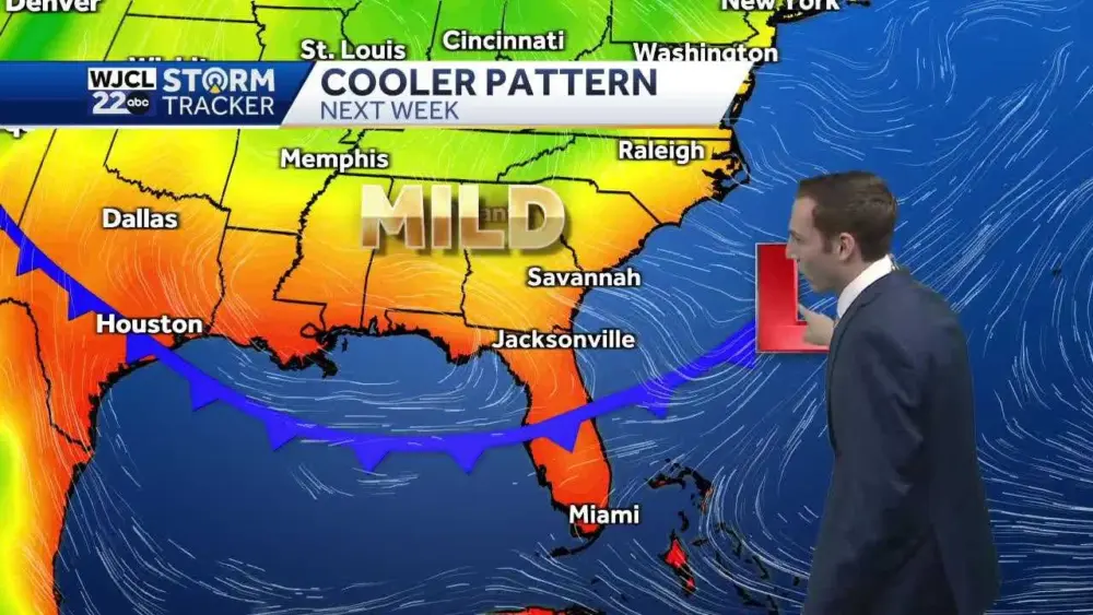 Drier weather and cooler temperatures in the forecast for Southeast Georgia and the Lowcountry