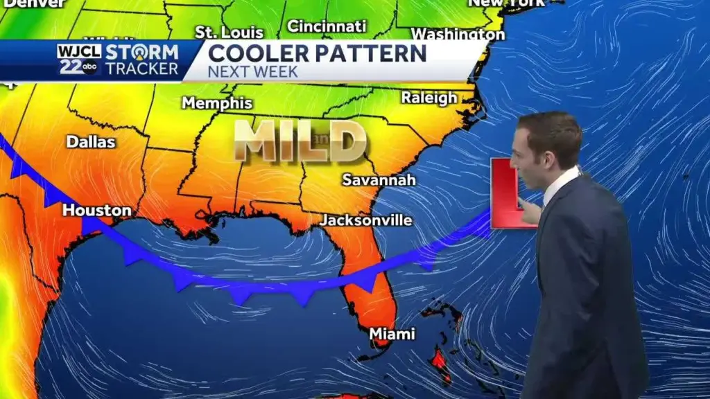 Drier weather and cooler temperatures in the forecast for Southeast Georgia and the Lowcountry