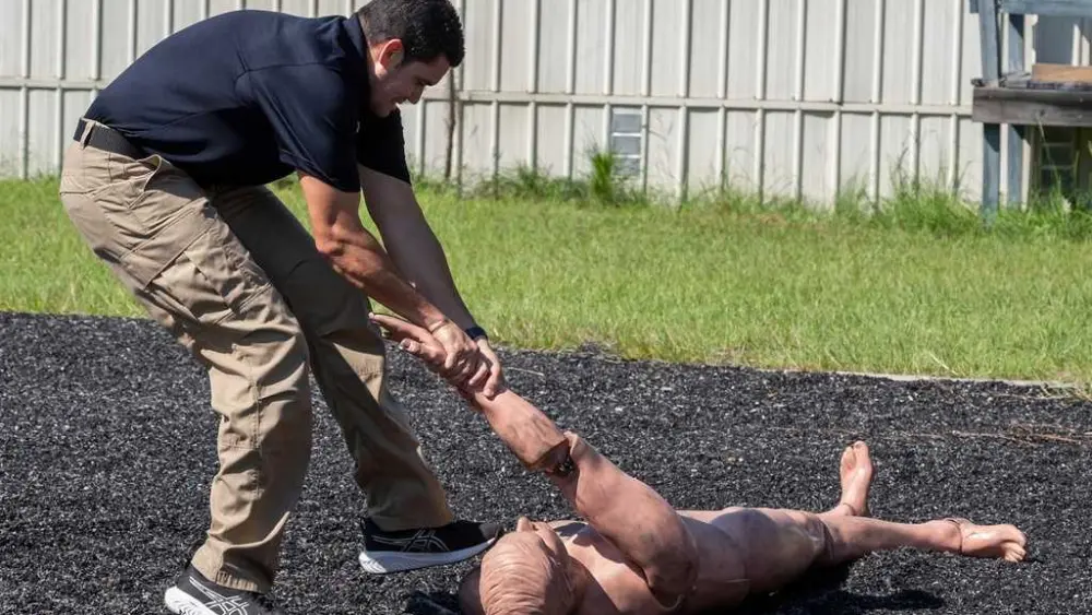 Inside the Federal Law Enforcement Training Center in Brunswick, Georgia