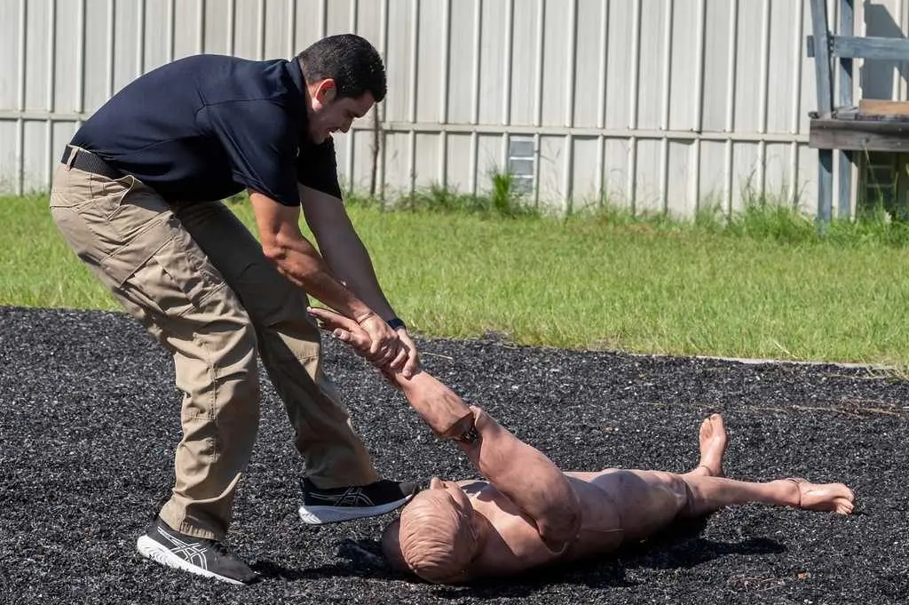 Inside the Federal Law Enforcement Training Center in Brunswick, Georgia