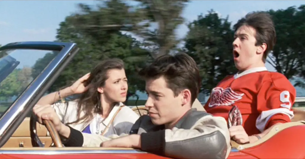 Matthew Broderick and Alan Ruck recreate the magic of 'Ferris Bueller's Day Off' during a night at the ballpark