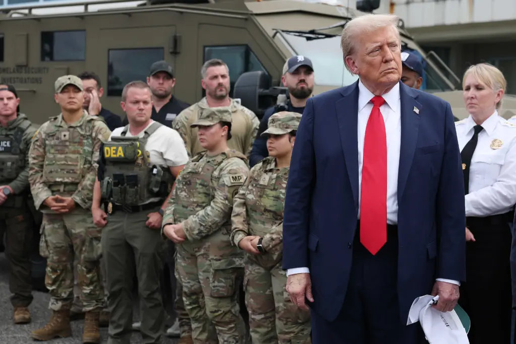 What federal laws could President Trump use to send troops to US cities?