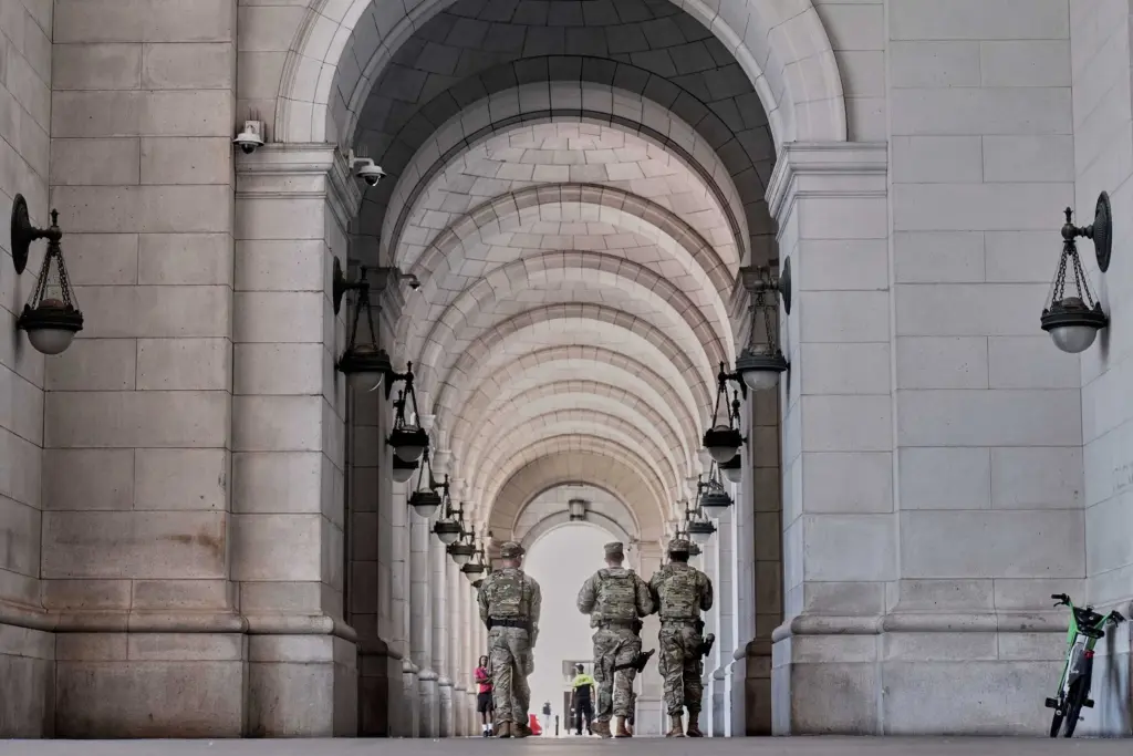 Man charged with felony assault for allegedly spitting on DC National Guard soldiers