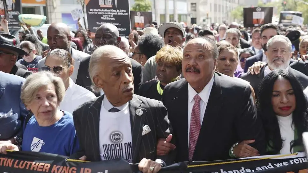 Al Sharpton leads pro-DEI 'March on Wall Street' on anniversary of the 1963 March on Washington