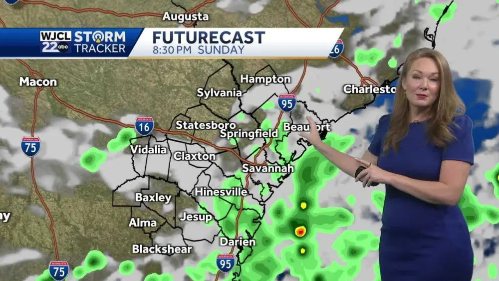 Sunshine returns for your Sunday in Savannah