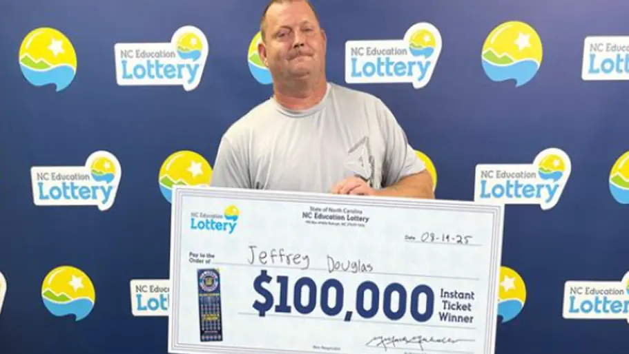 Lucky in Love: North Carolina man wins big with $100,000 scratch-off on wedding anniversary