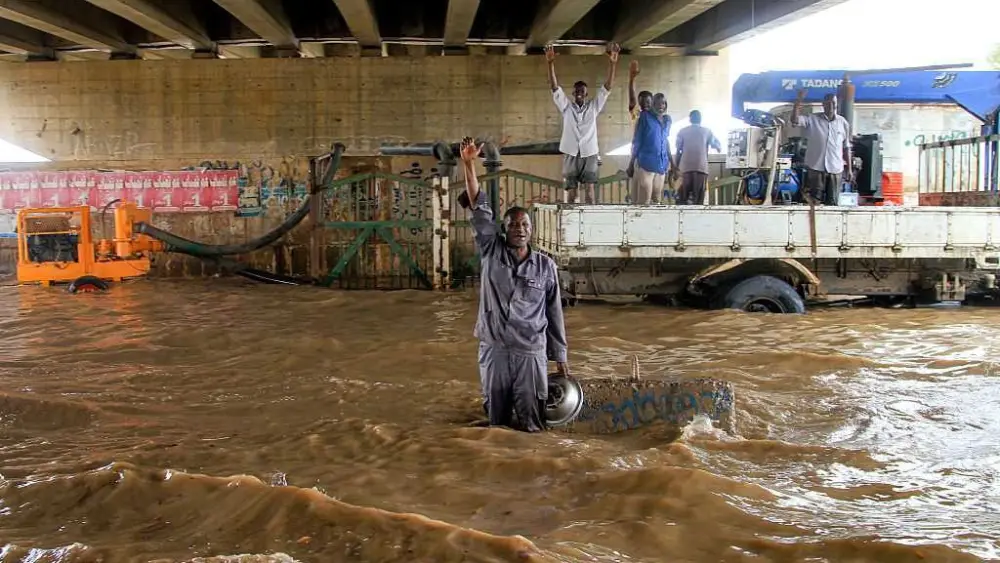 A devastating landslide wipes out a village in Sudan's Darfur, killing more than 1,000 people
