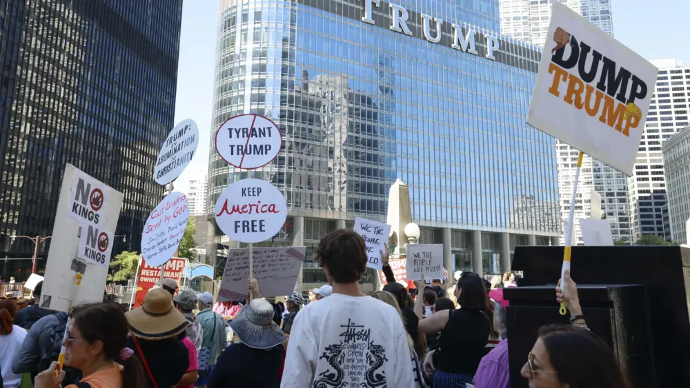 Labor Day protesters across the country demand workers' rights, decry ICE
