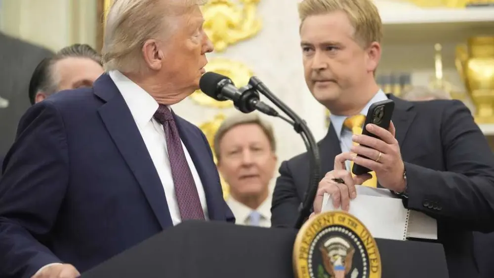 Trump says video showing items thrown from White House is AI after his team indicates it's real