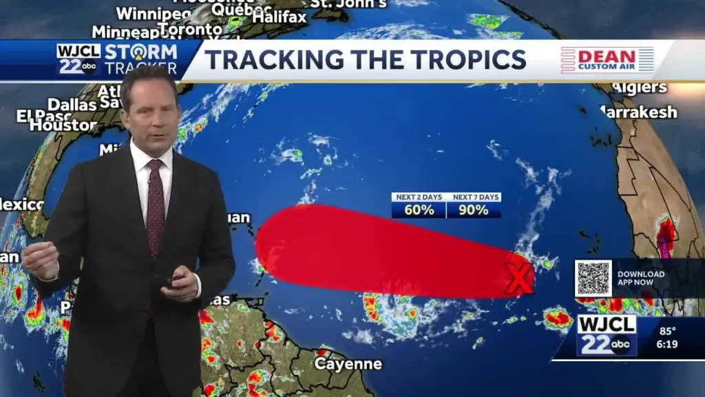 Tracking the return of hot temperatures for SE Georgia & Lowcountry plus the latest on the tropics