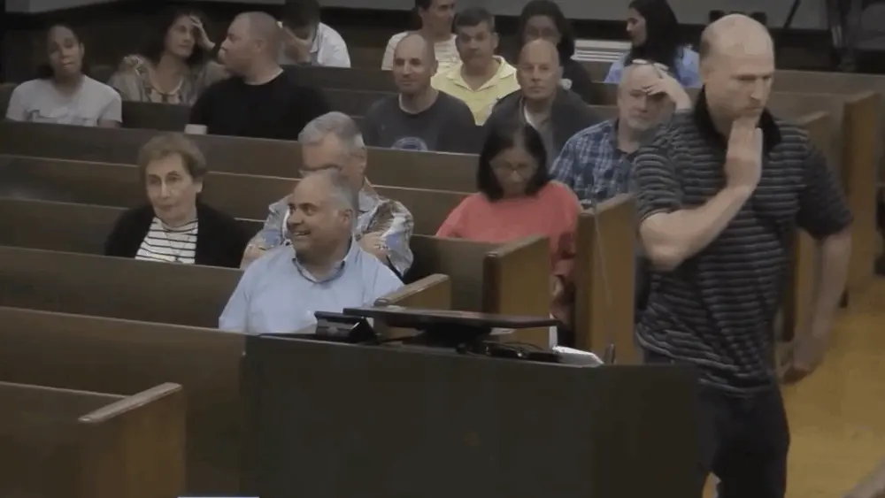 VIDEO: New Jersey man dances at town hall meeting to protest property tax hike
