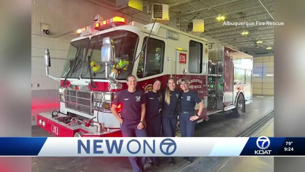 Albuquerque fire department makes history with all-female crew
