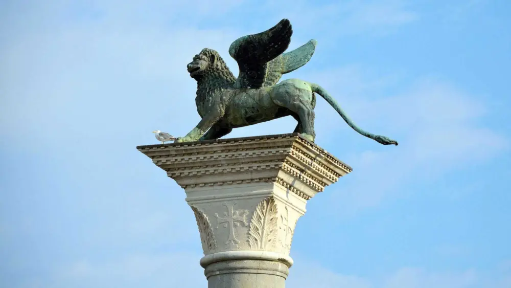Venice's famous winged lion statue is actually Chinese, scientists say