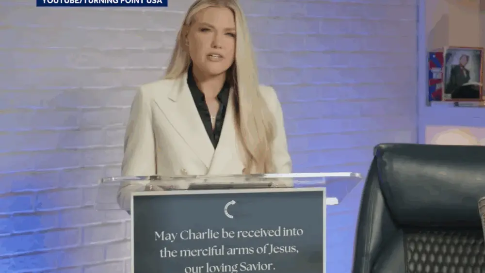 Charlie Kirk's widow vows to continue his mission after his killing