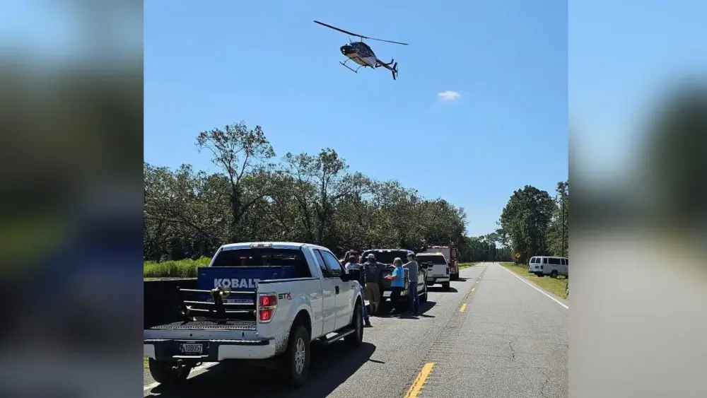 Patient airlifted after vehicle crash in Tattnall County