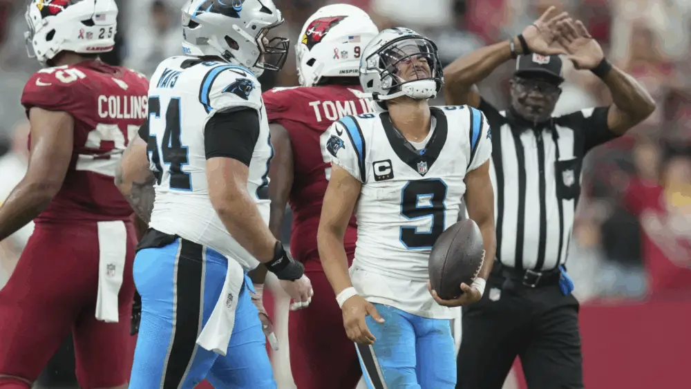 Bryce Young, Panthers come up short with late rally in loss to Cardinals
