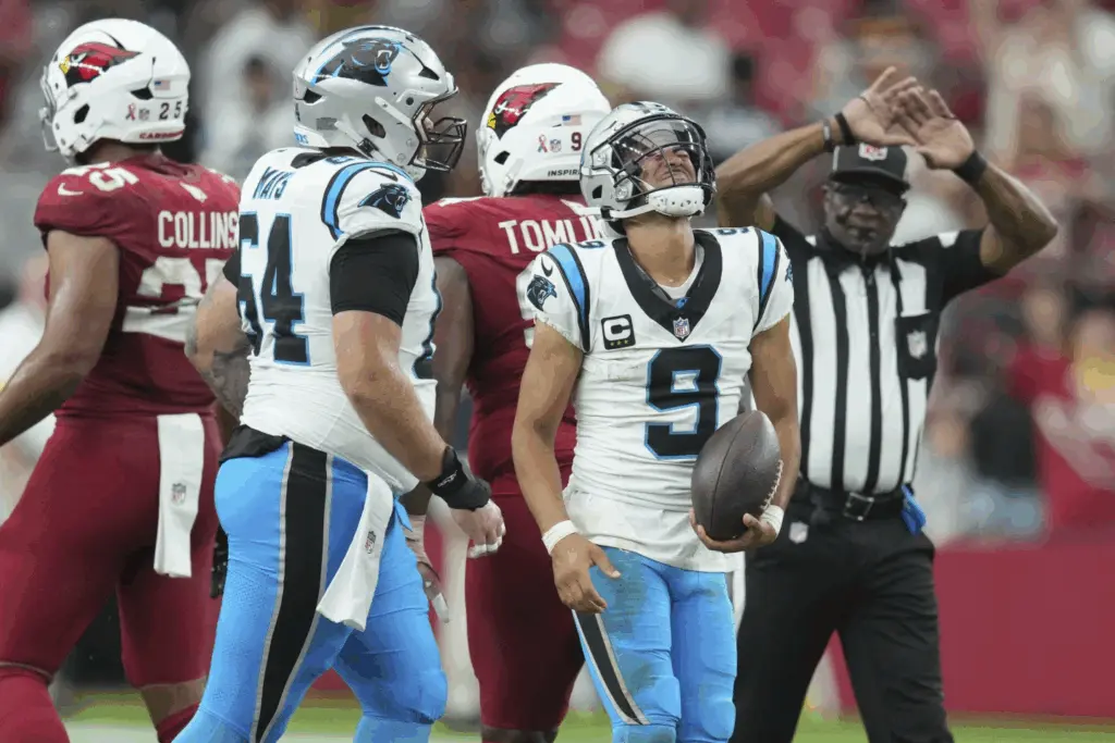 Bryce Young, Panthers come up short with late rally in loss to Cardinals
