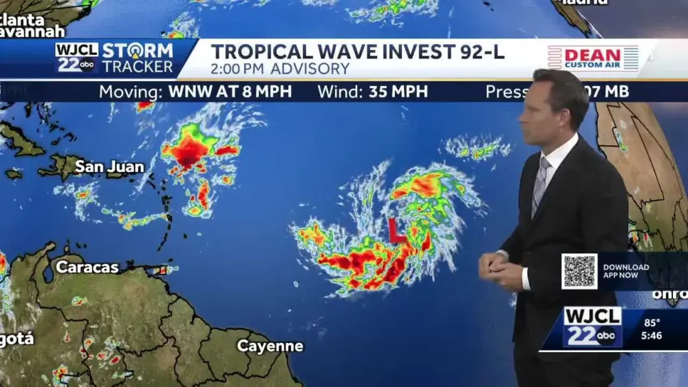 Warmer temperatures ahead and the latest on the potential for tropical development