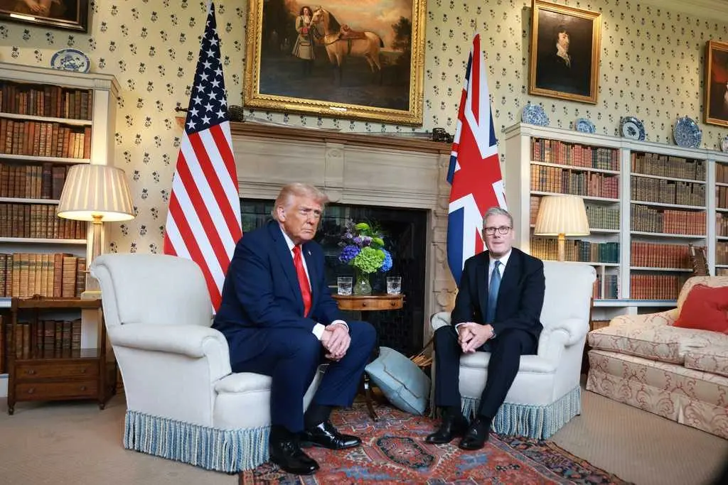 White House: Trump helicopter makes unscheduled UK landing due to 'Minor hydraulic issue'
