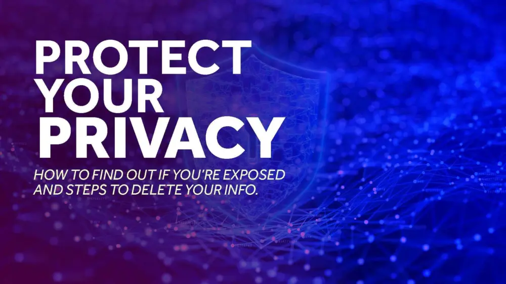 How to remove your personal information from data sites