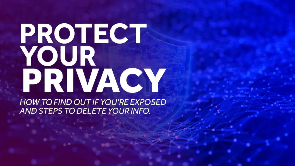 How to remove your personal information from data sites