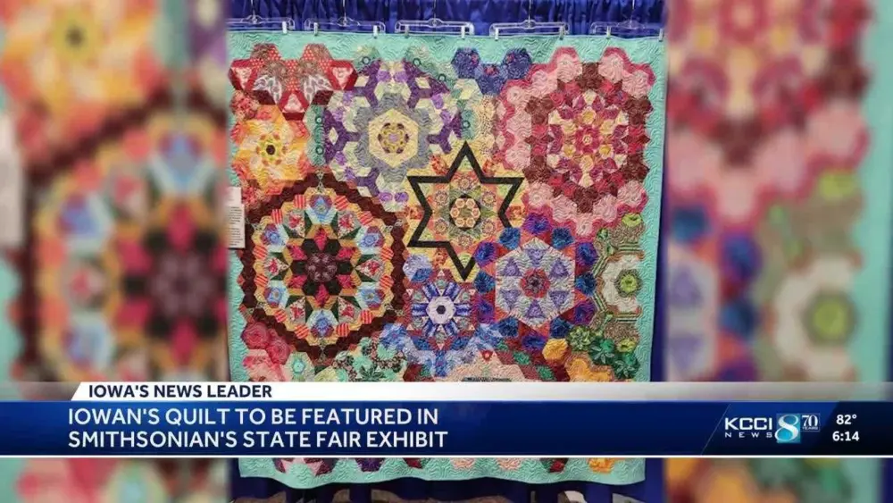 Iowa woman's quilt to be featured in Smithsonian's new state fair-themed exhibit