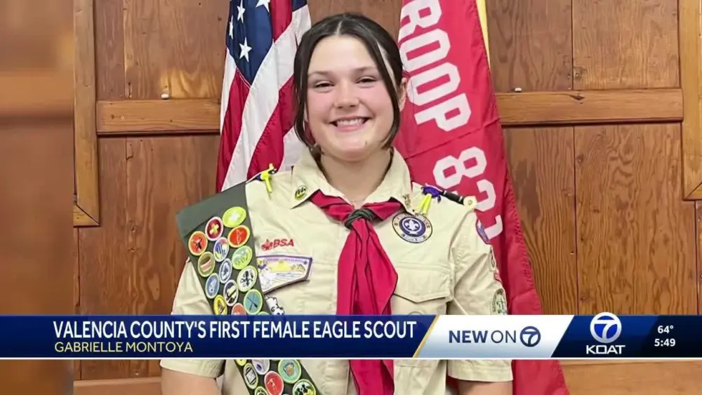 New Mexico teen becomes first girl in her county to earn the rank of Eagle Scout