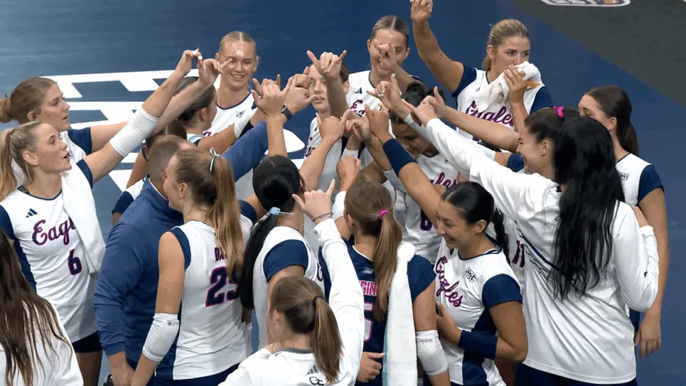 Georgia Southern Volleyball Falls to Florida State in front of packed home crowd