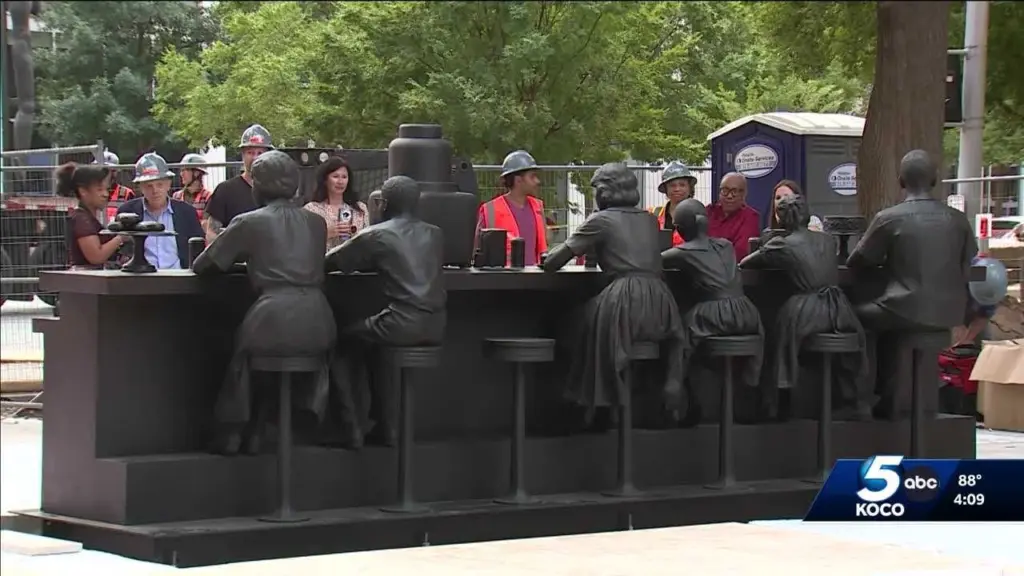 Oklahoma City unveils sculpture honoring 1950s sit-ins against segregation