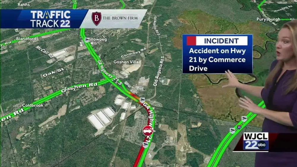 Traffic Alert: Major crash blocks SR-21 in Effingham Co.