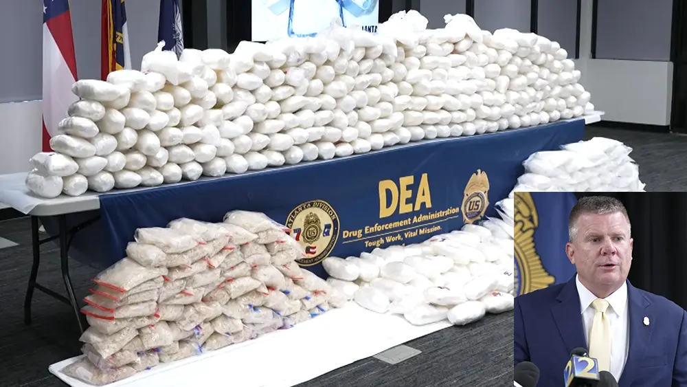 Five arrested in Georgia as DEA links massive meth bust to 'ultra-violent, murderous' cartel