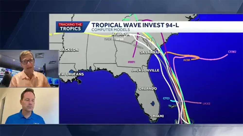 Tracking the Tropics: INVEST 94L and its potential path
