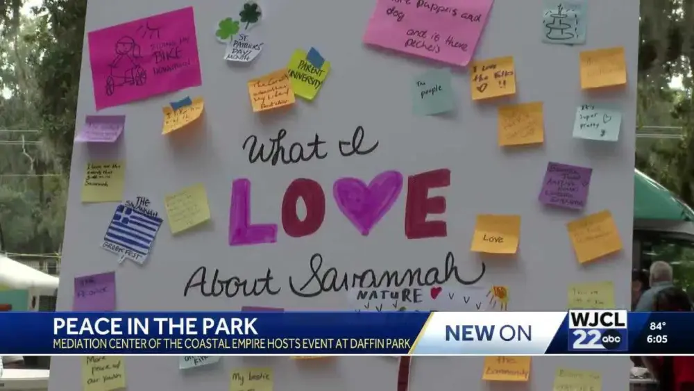 Community unites for peace at Savannah’s Peace in the Park