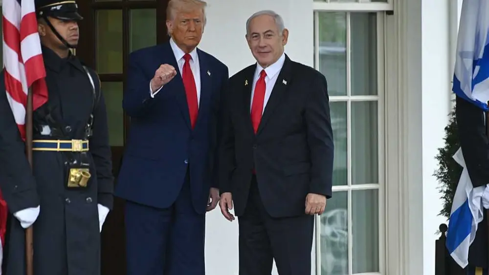 LIVE: Netanyahu and Trump meet as pressure mounts to end war in Gaza