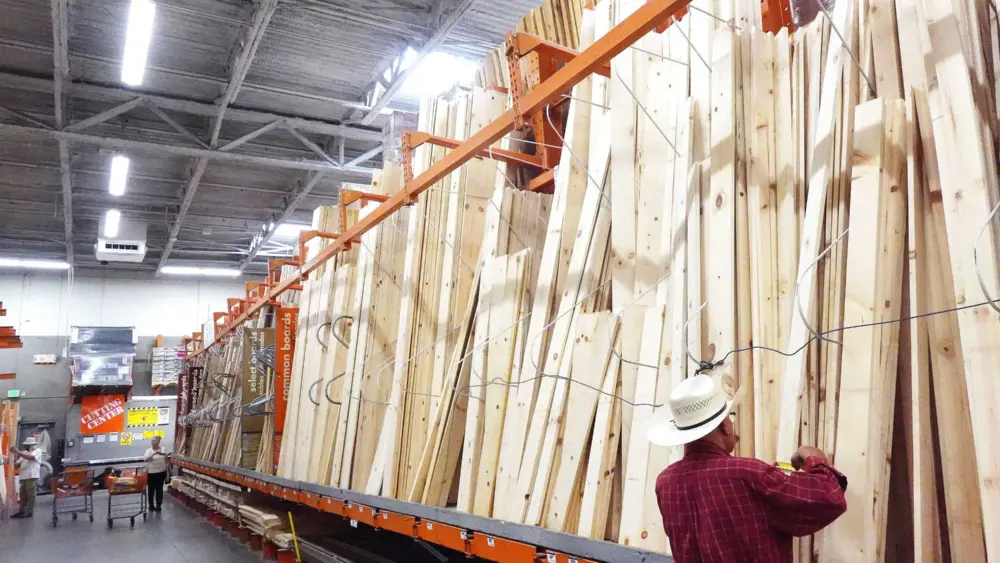 Trump places a 10% tariff on lumber and a 25% tariff on furniture and cabinets