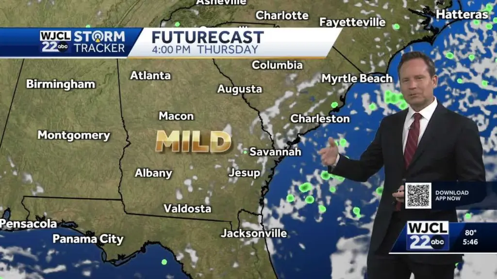 Tracking a break in the humidity & late week rain chances for Southeast Georgia & the Lowcountry