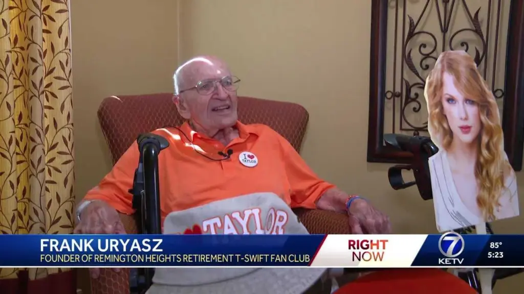 'Please come see us:' 95-year-old retirement home resident starts his own Taylor Swift fan club