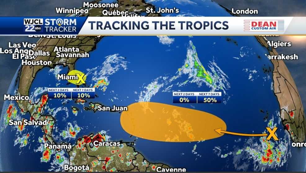 National Hurricane Center: Watching two areas in the Atlantic for ...