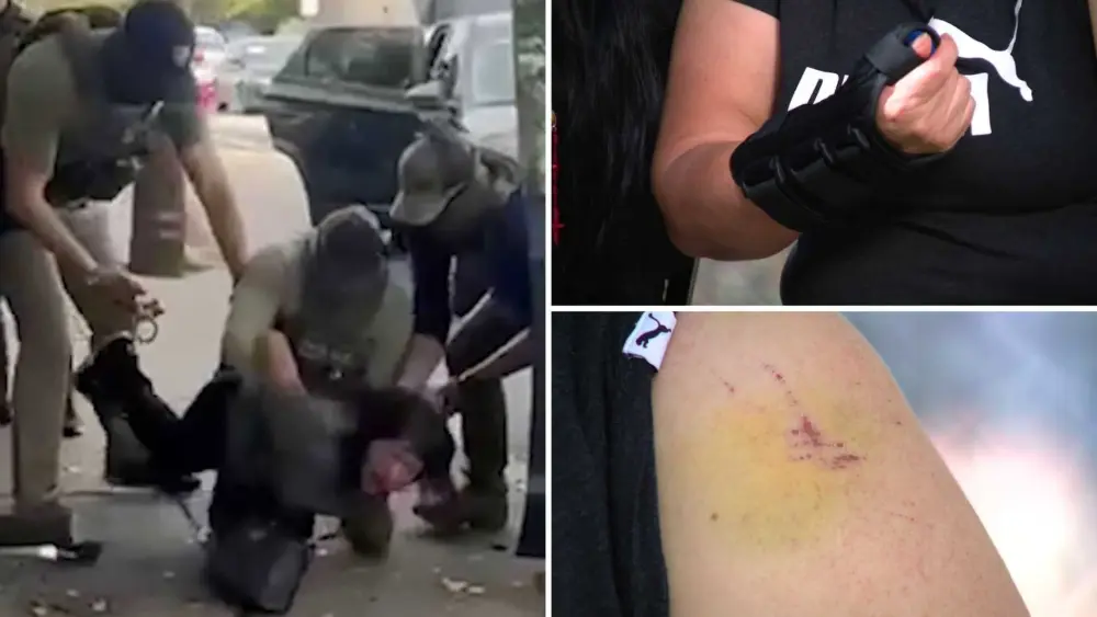 Massachusetts mother alleges ICE agents used excessive force on her in front of son with autism