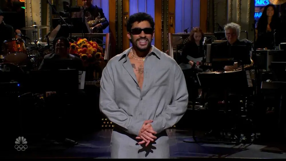Bad Bunny mocks backlash to his Super Bowl halftime gig on 'SNL'