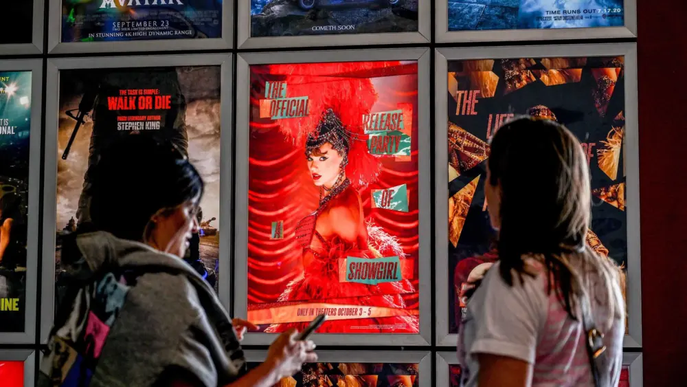 Swifties flock to movie theaters for 'Taylor Swift: The Official Release Party of a Showgirl'