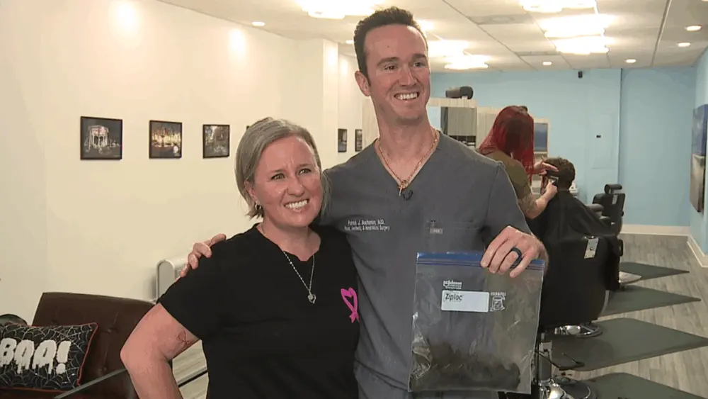 Breast cancer awareness; Savannah plastic surgeon donates hair to help patients feel 'whole again'