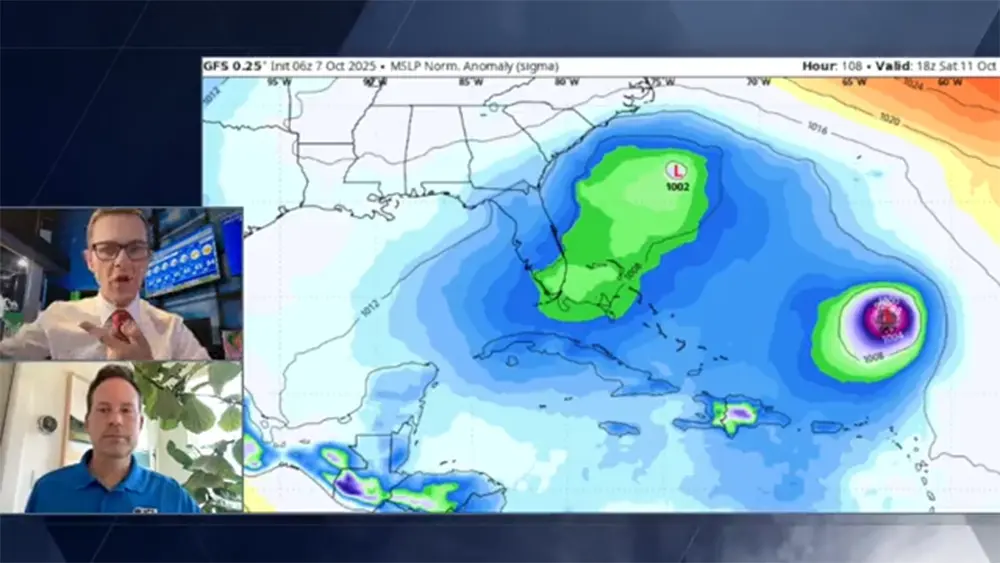 Tracking the Tropics: Tropical Storm Jerry and its potential path