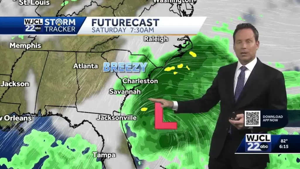 Cold front delivers rain chances to the Savannah area, coastal low lurking for late week