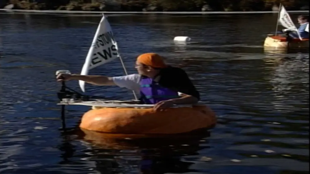 Pumpkin boats? This 2002 festival used the gourds in wacky ways