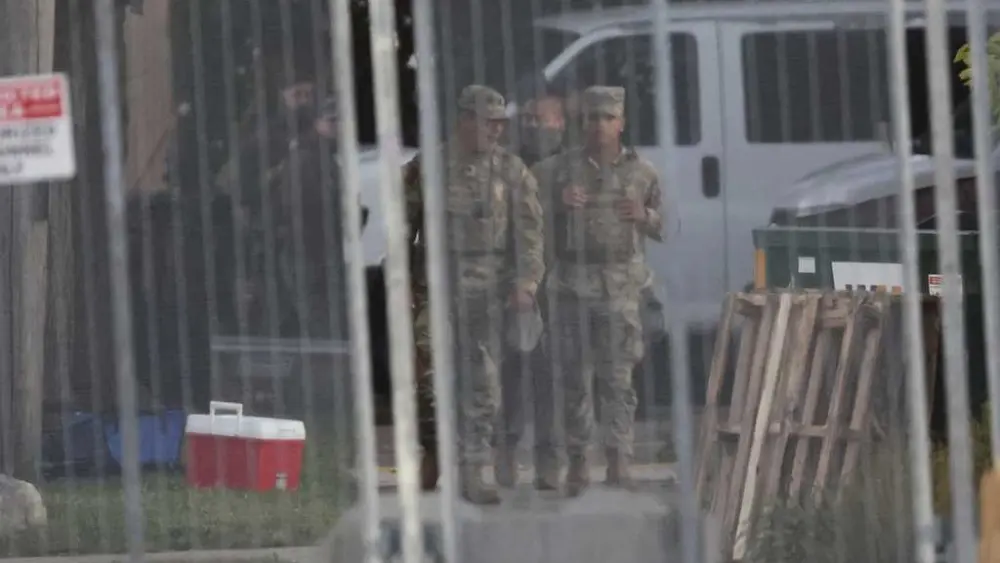 National Guard troops seen patrolling in Memphis alongside local police